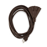 Brown Outdoor Extension Cords | Perfect For Lawn & Landscape Lighting - HLO Lighting